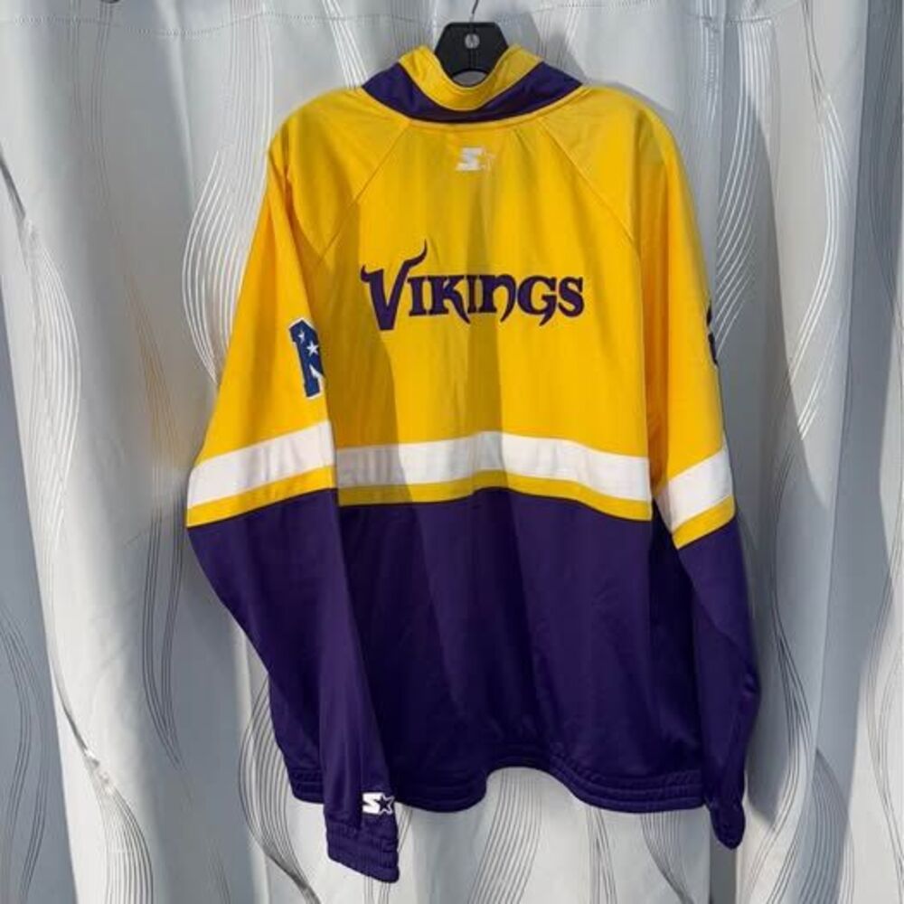 Starter Minnesota Vikings Track Jacket XXL - Picture 3 of 3